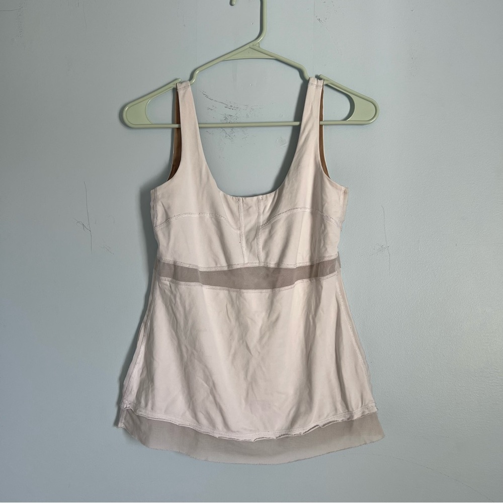 lululemon white mesh tank